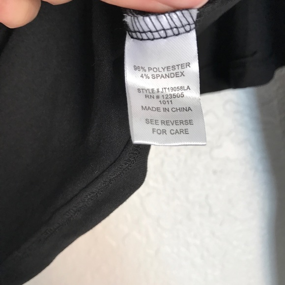 Heart & Hips Cropped Off Shoulder Ruffle Top - Picture 7 of 7